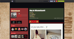 Desktop Screenshot of missmetisse44.skyrock.com