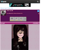 Tablet Screenshot of emo-girl-talk.skyrock.com