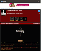 Tablet Screenshot of extremeboys.skyrock.com