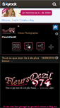Mobile Screenshot of fleursdezil974.skyrock.com
