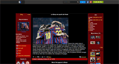 Desktop Screenshot of lolobarca.skyrock.com