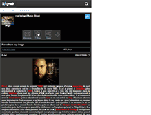 Tablet Screenshot of du-rap-belge.skyrock.com