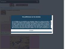 Tablet Screenshot of lesgazellesoyonnaxiennes.skyrock.com