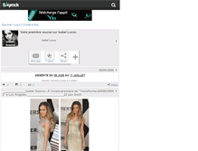 Tablet Screenshot of isabel-source.skyrock.com