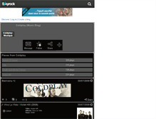 Tablet Screenshot of coldplay-musique.skyrock.com