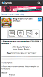 Mobile Screenshot of concours-des-animaux.skyrock.com
