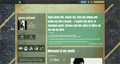 Desktop Screenshot of marion-officielle.skyrock.com