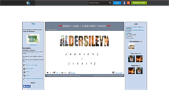 Desktop Screenshot of aldersileyn.skyrock.com