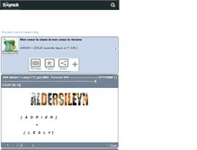 Tablet Screenshot of aldersileyn.skyrock.com