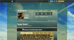 Desktop Screenshot of hungergames-83.skyrock.com