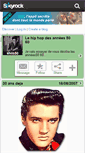 Mobile Screenshot of elvis50.skyrock.com