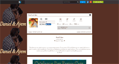 Desktop Screenshot of daniel-and-ayem.skyrock.com