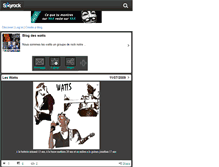 Tablet Screenshot of groupewatts.skyrock.com