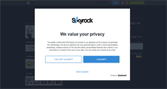 Desktop Screenshot of broken-hoope.skyrock.com