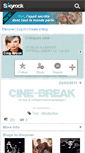 Mobile Screenshot of cine-break.skyrock.com