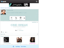 Tablet Screenshot of cine-break.skyrock.com