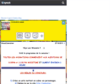 Tablet Screenshot of animation-week.skyrock.com