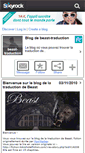 Mobile Screenshot of beast-traduction.skyrock.com