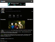 Tablet Screenshot of fiction-poudlard.skyrock.com