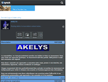 Tablet Screenshot of akelys.skyrock.com