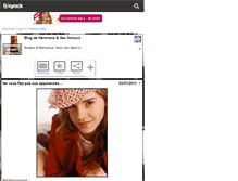 Tablet Screenshot of hermione-et-ses-amours.skyrock.com