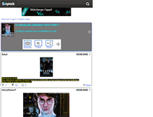 Tablet Screenshot of fanfictionsharry.skyrock.com