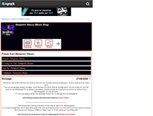 Tablet Screenshot of benjamin-x33.skyrock.com