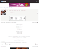 Tablet Screenshot of elodiev-web.skyrock.com