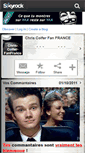 Mobile Screenshot of chris-colfer-fanfrance.skyrock.com