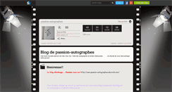 Desktop Screenshot of passion-autographes.skyrock.com