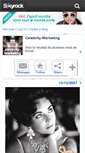 Mobile Screenshot of celebrity-marketing.skyrock.com