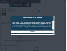 Tablet Screenshot of just-style-famous.skyrock.com