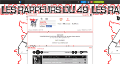 Desktop Screenshot of lesrappeursdu49.skyrock.com