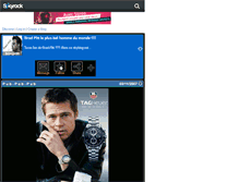 Tablet Screenshot of bradpittt.skyrock.com