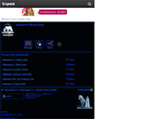 Tablet Screenshot of halloween6-musique2.skyrock.com