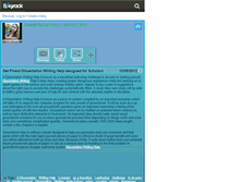 Tablet Screenshot of dissertation.skyrock.com