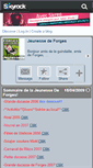 Mobile Screenshot of jeunessedeforges.skyrock.com