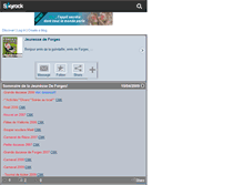 Tablet Screenshot of jeunessedeforges.skyrock.com