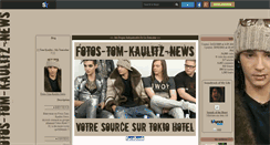 Desktop Screenshot of fotos-tom-kaulitz-news.skyrock.com