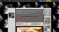 Desktop Screenshot of animaux-mal-traite.skyrock.com
