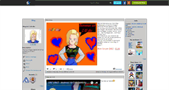 Desktop Screenshot of c-18-dbz.skyrock.com