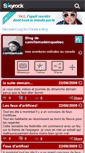 Mobile Screenshot of camillemadeinquebec.skyrock.com