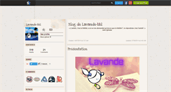 Desktop Screenshot of lavande-bbl.skyrock.com