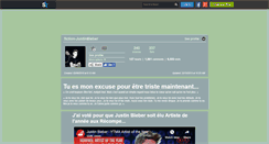 Desktop Screenshot of fiction-justinbieber.skyrock.com