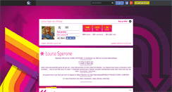 Desktop Screenshot of louna-sperone-offishal.skyrock.com