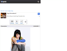 Tablet Screenshot of angy-fernandez-x3.skyrock.com