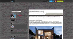 Desktop Screenshot of jmjarreindoors.skyrock.com