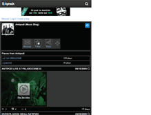 Tablet Screenshot of antipodiband.skyrock.com