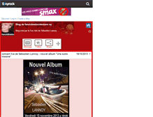 Tablet Screenshot of fanclubsebastienlannoy.skyrock.com