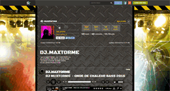 Desktop Screenshot of dj-maxtorme.skyrock.com